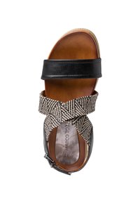 Marco Tozzi SANDALETTE - Riemensandalette - black ant.comb