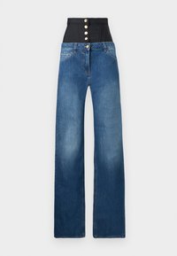 WOMENS TROUSERS - Jean slim - blue denim/nero