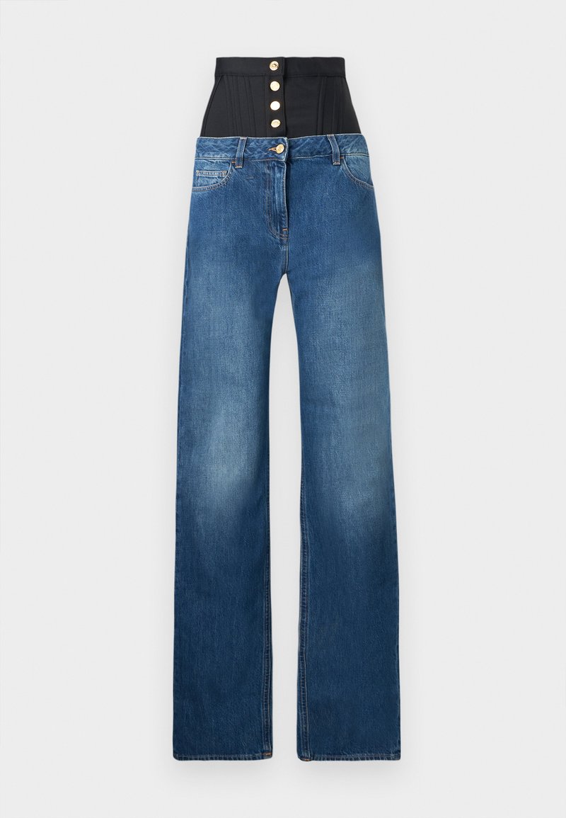 Elisabetta Franchi Slim fit jeans blauw denim/bluedenim Elisabetta Franchi Slim fit jeans blauw denim/bluedenim