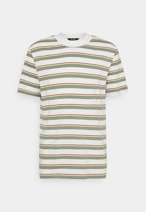 ONSALAN LIFE MOCK NECK TEE - Camiseta estampada - star white