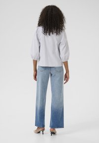 Kaffe OSITA - Camicetta - white black oxford stripe