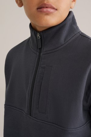 WE Fashion Bluză de molton - dark grey