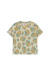 FLOWERS TEE - T-shirts med print - dark vanilla