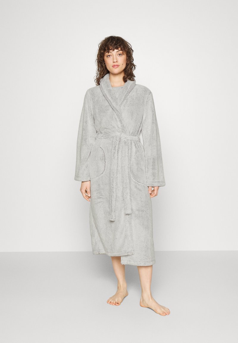 Hunkemöller ROBE LONG SNUGGLE Dressing gown grey Zalando.ie