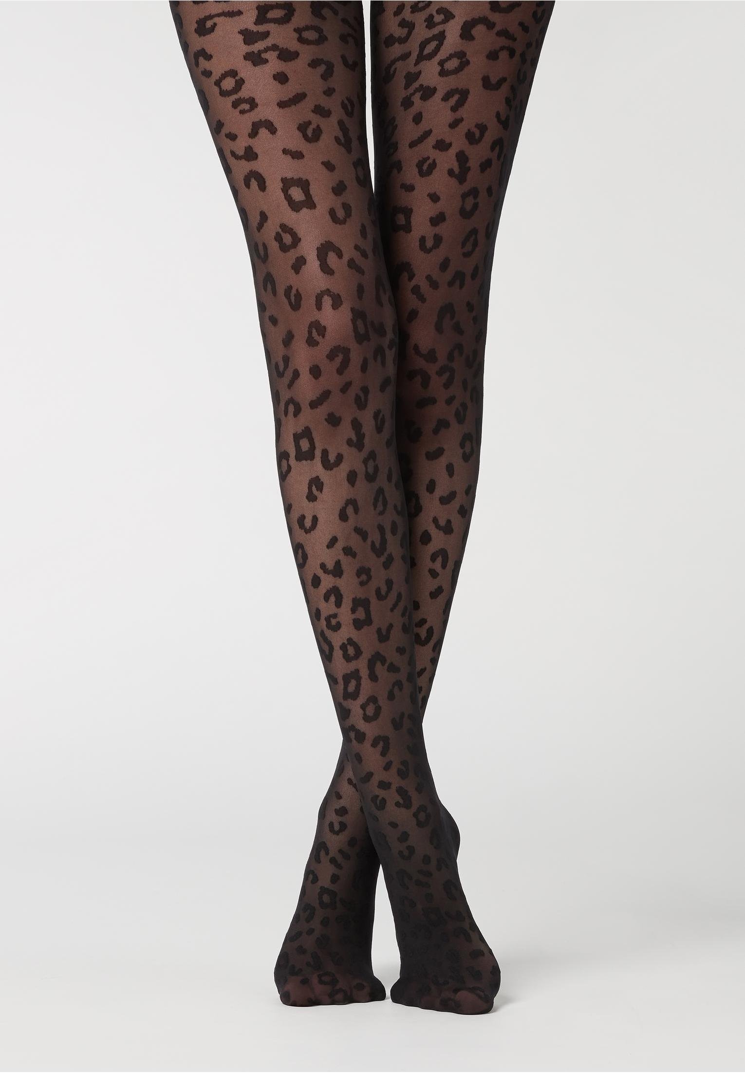 calzedonia leopard tights