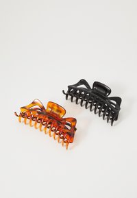 Pieces - PCDEA HAIRSHARK 2 PACK - Hair styling accessory - black/turtle Thumbnail Image 1
