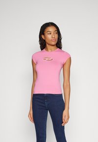 Diesel ANGIE - Marškinėliai su spaudiniu - pink