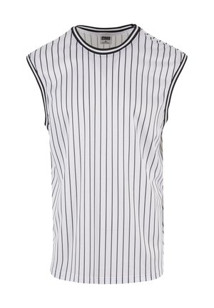 Urban Classics STRIPED - Top - white black