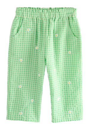 REGULAR FIT - PULL ON - Kelnės - green gingham