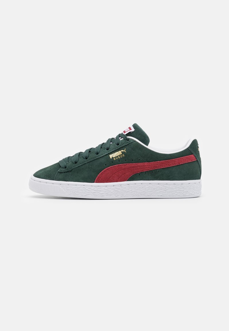 Puma SUEDE CLASSIC XXI UNISEX - Sapatilhas - green gables/intense red/white