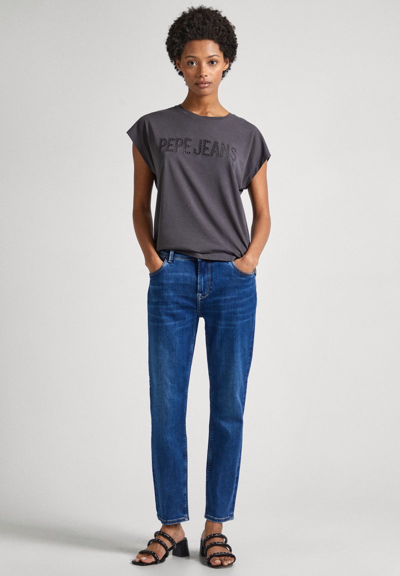 Pepe Jeans Slim fit jeans donkerblauw denim