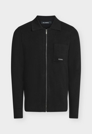 KARL LAGERFELD, ZIP JACKET - Giacca leggera - black