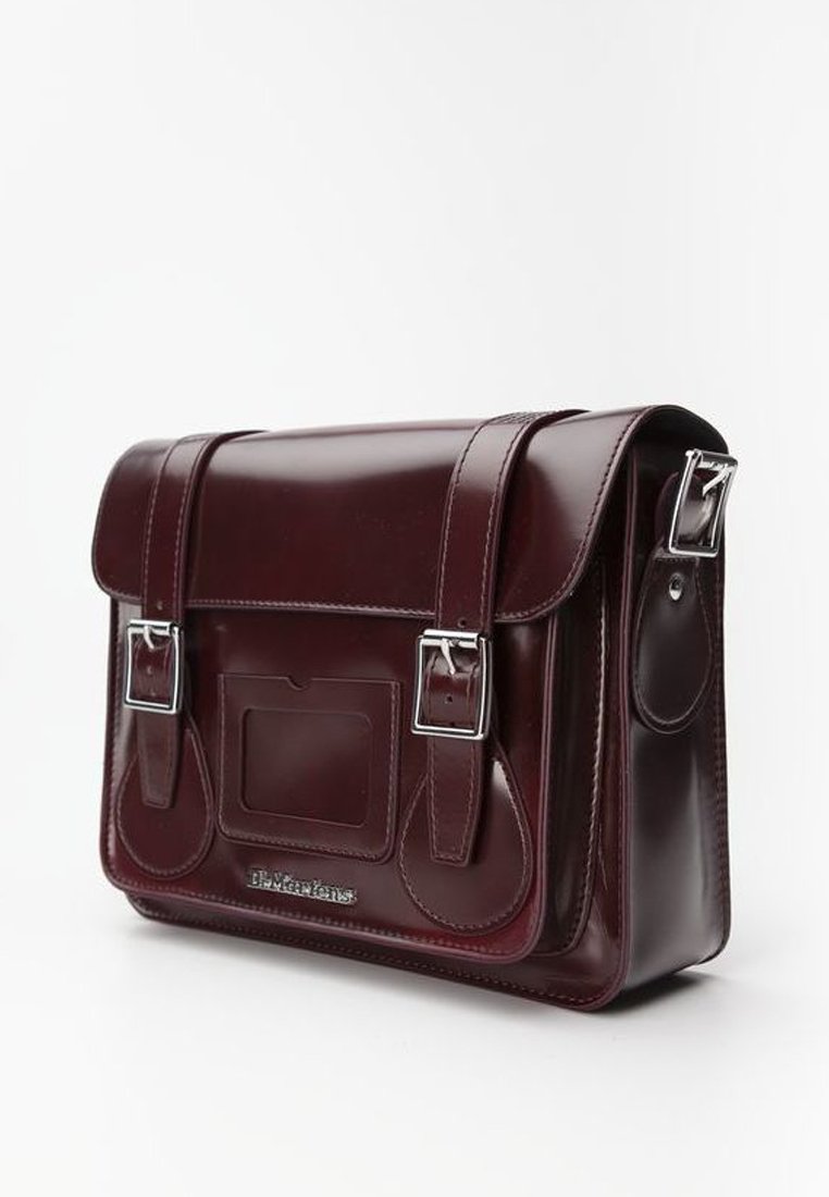 Martens Portafolios cherry red oxford rub off/rojo oscuro