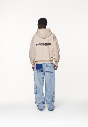 COLNE LOGO HOODIE - Sweat à capuche - washed desert sand