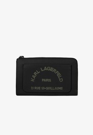 KARL LAGERFELD, KARL LAGERFELD WALLET DAILY ZIP-AROUND - Peňaženka - black-nickel