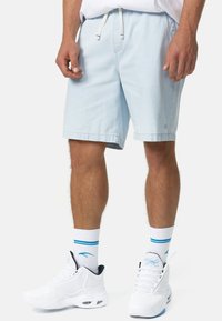 INDICODE JEANS INYOSEMITE - Farkkushortsit - stone blue denim