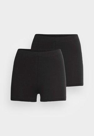 2 PACK - Shorts - black/black