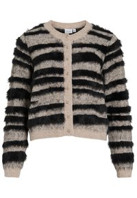 VIALDA  - Vesta na kopčanje - natural melange/black