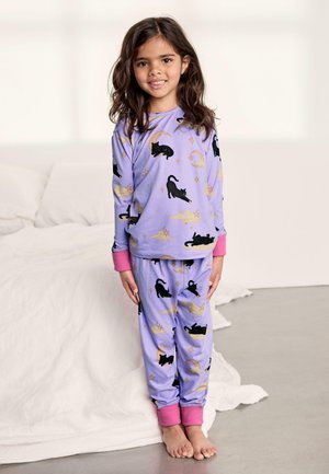 Chelsea Peers, HALLOWEEN CAT PRINT SET - Conjunto de pijama - lilac