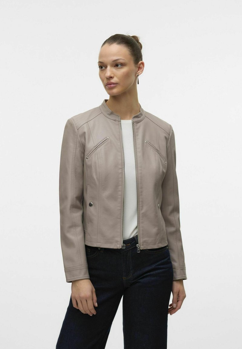 Vero Moda VMFAVODONA  - Giacca in similpelle - moon rock