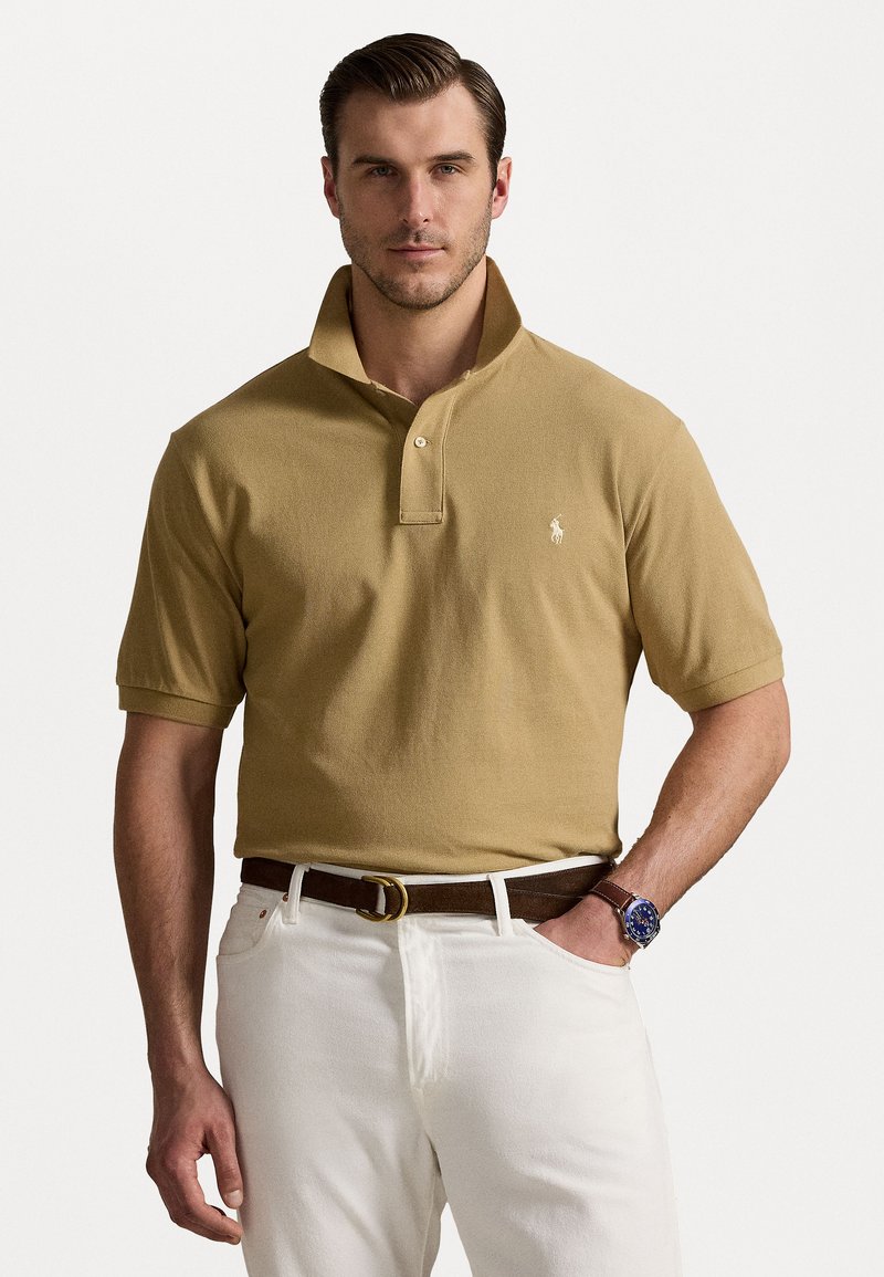 Polo Ralph Lauren Big & Tall - THE ICONIC MESH POLO SHIRT - Polo - cafe tan, Agrandir