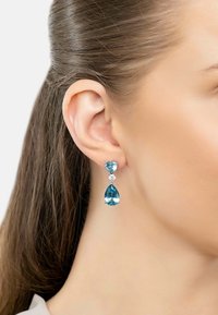Latelita IRINA BLUE TOPAZ TEARDROP EARRINGS SILVER - Örhänge - silver-coloured