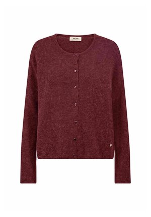 Mos Mosh, MMALMINE KNIT CARDIGAN - Cardigan - cabernet