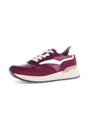 SNEAKER LOW - Sneakers laag - dark-red latte