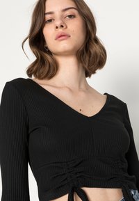 Even&Odd Camisola de manga comprida - black