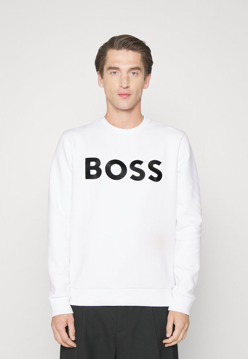 Hugo Boss Pull Court BOSS Salbo Homme Logo Circle Coupe