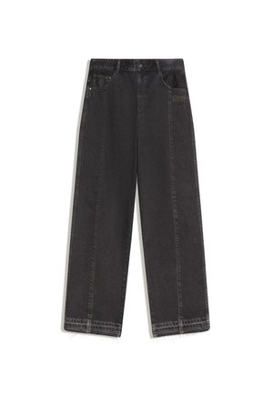 Túlméretezett farmernadrág - black