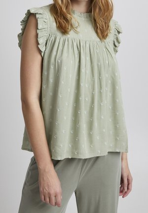 Bluse - grey denim