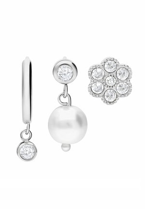 Lucardi SET - Oorbellen - silver-coloured