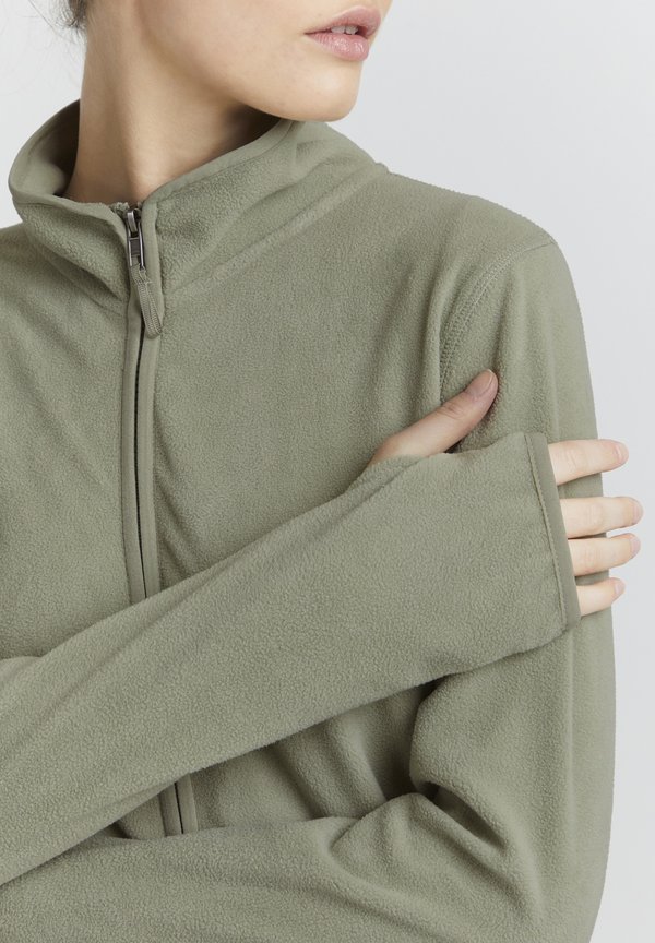 OXRIKKA - Fleece jacket - seagrass4