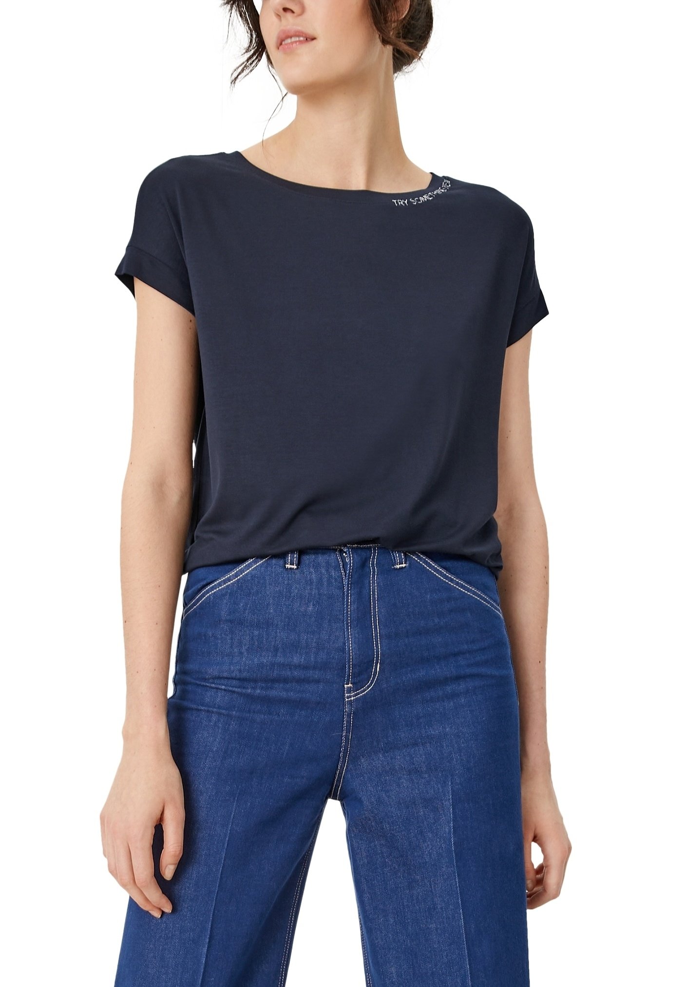 Oliver Spencer Men's Heavy T-Shirt in Navy Oliver Spencer Oliver Spencer Men's Heavy T-Shirt in Navy Oliver Spencer