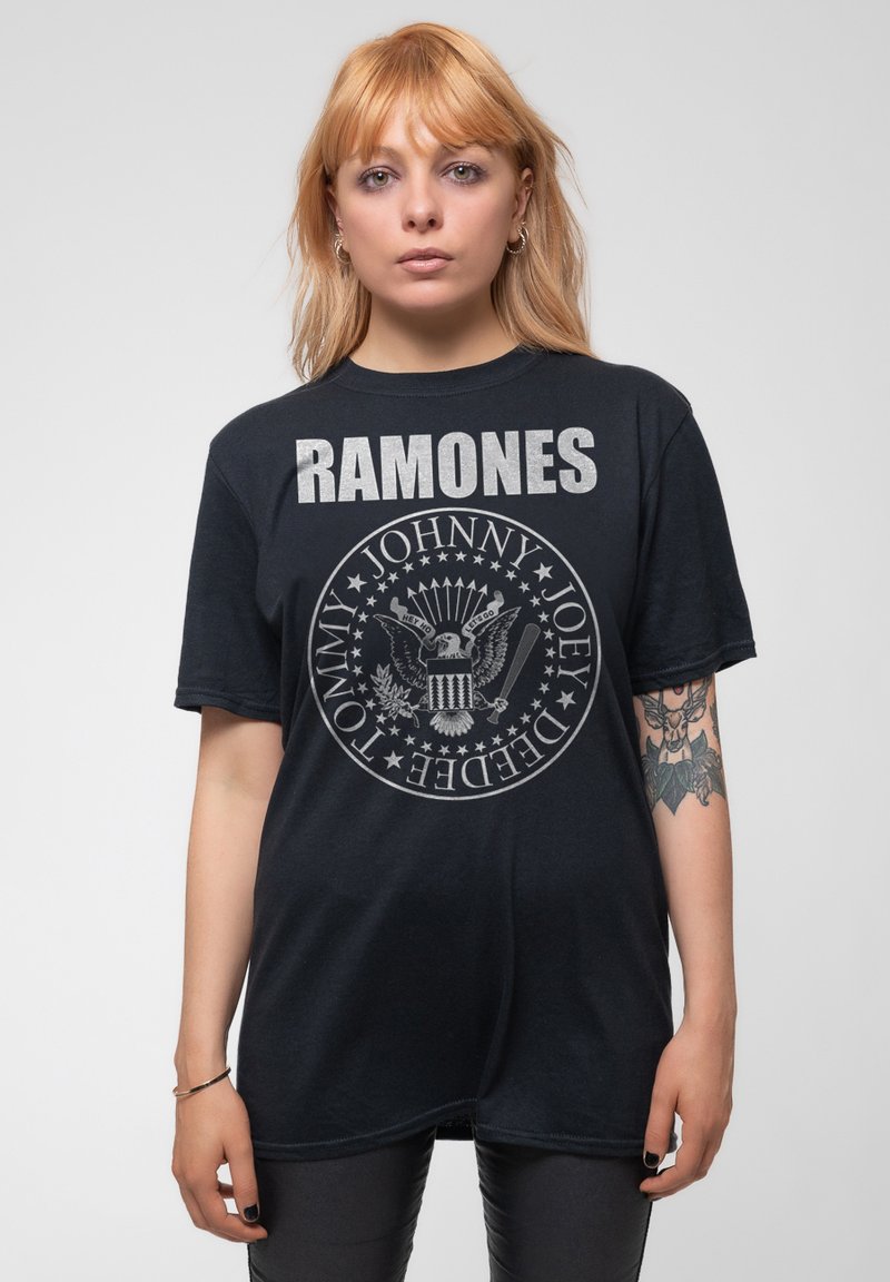 Paradiso Clothing RAMONES PRESIDENTIAL SEAL - Print T-shirt - black