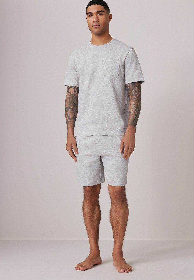 Next 2 PACK - REGULAR FIT - Pizsama szett - black grey