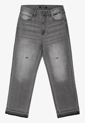 Pegador BARROW - Bő szabású farmernadrág - washed anthracite