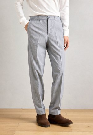 MINI HOUNDTOOTH FORMAL PANTS - Nohavice - dark blue