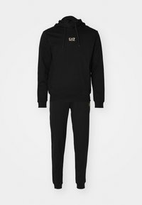 TRAIN CORE ID TRACK SUIT HOODIE - Treningas - black
