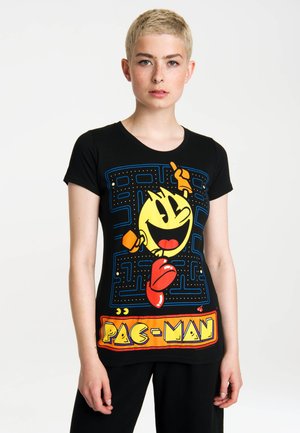 MIT TOLLEM PAC-MAN-PRINT - Print T-shirt - black