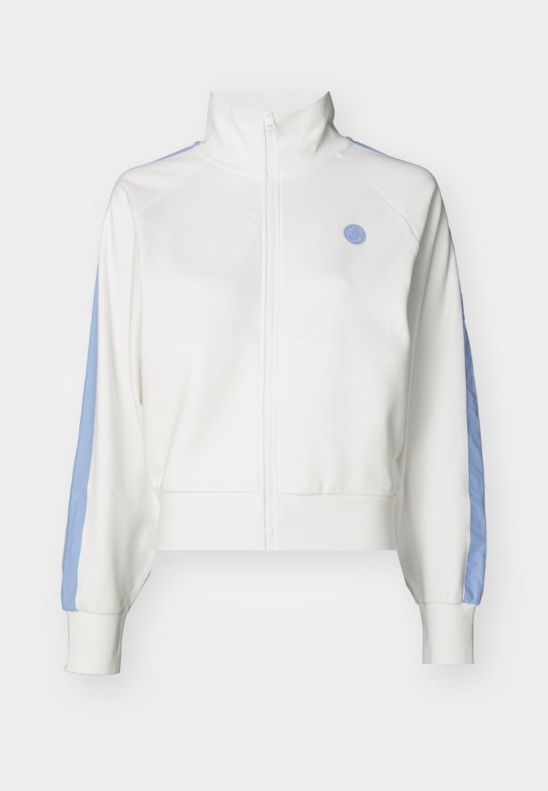 HUGO Sweater met rits crème