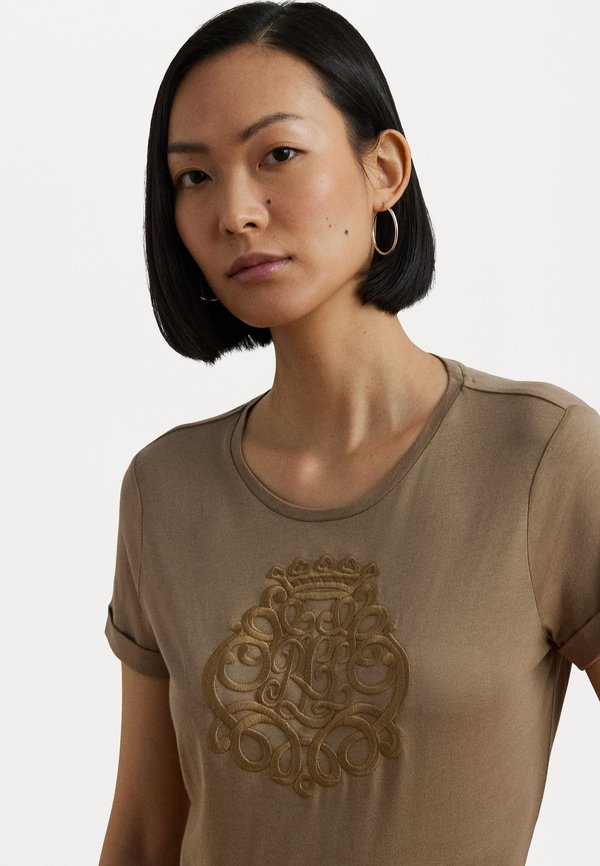 EMBROIDERED LOGO COTTON JERSEY TEE - Print T-shirt4