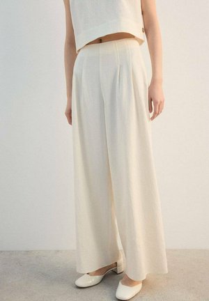 Pantalon classique - ecru