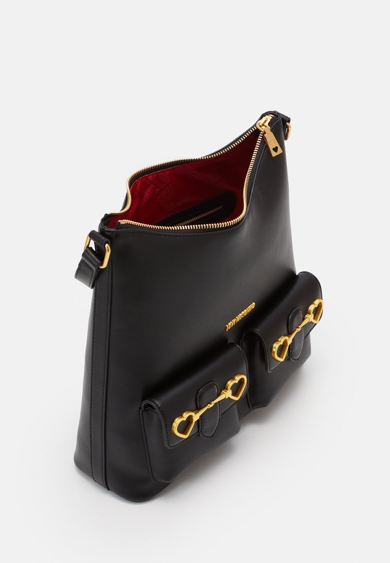 Damen Handtaschen | Love Moschino SOFT HEART HARDWARE Handtasche nero/schwarz - TB61304 Damen Handtaschen | Love Moschino SOFT HEART HARDWARE Handtasche nero/schwarz - TB61304