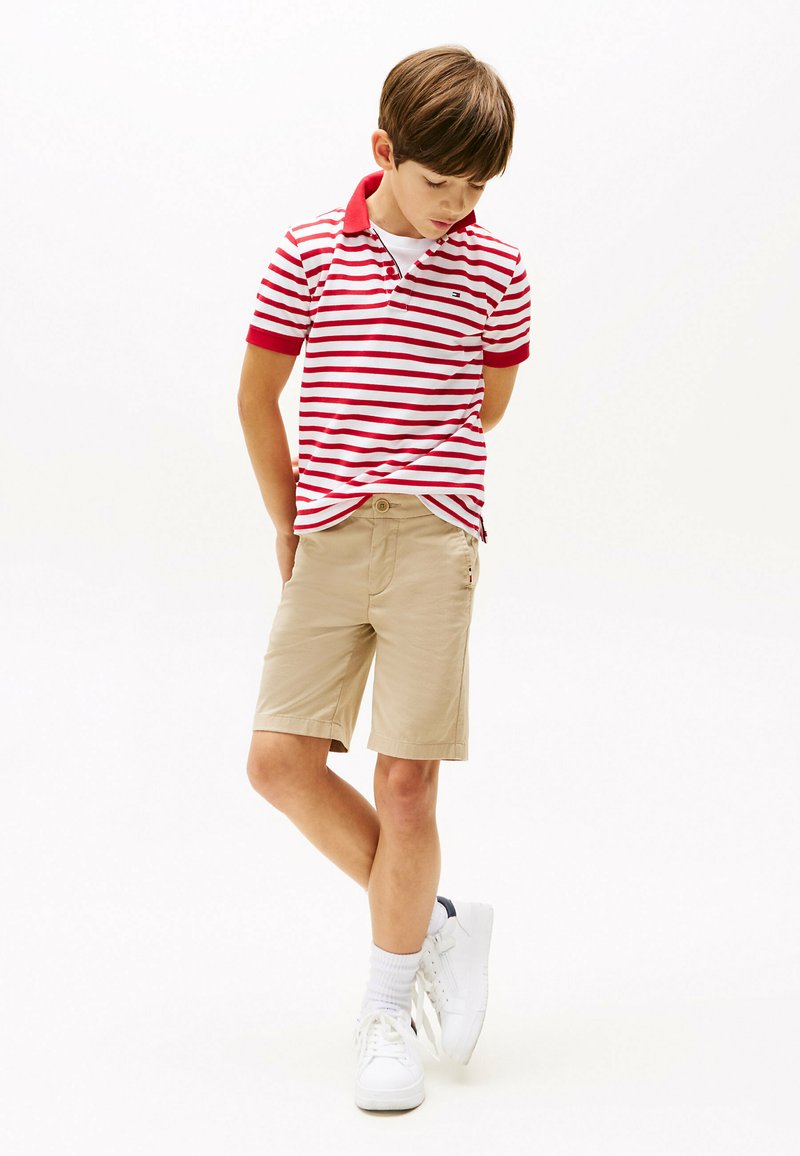 Tommy Hilfiger FLAG - Polo - primary red white breton