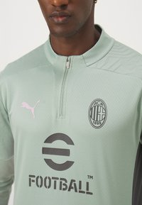 Puma AC MILAN TRAINING 1/4 ZIP - Club wear - green fog/fresh mint