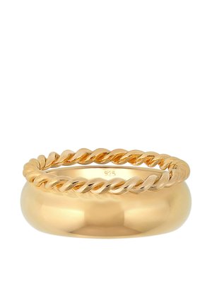 2 PACK - Ringe - gold colored