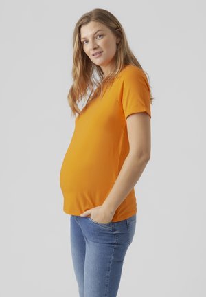 MAMALICIOUS MLNEWEVA - Βασικό μπλουζάκι - vibrant orange