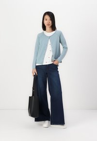 Rosemunde LAICA O NECK CARDIGAN - Casaco de malha - blue mist